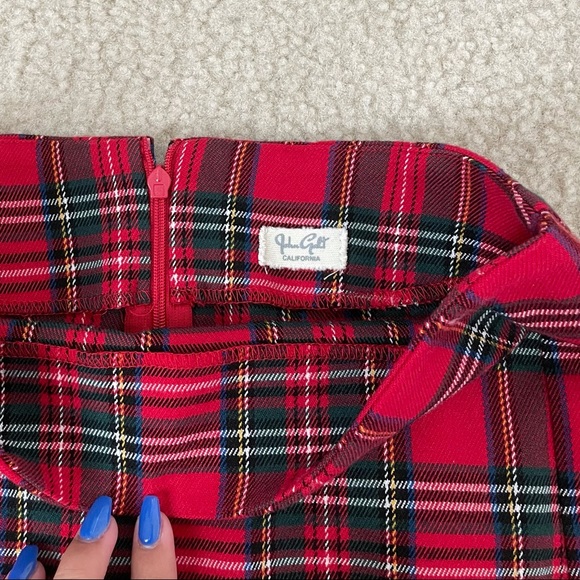red plaid john galt skirt - Picture 2 of 2